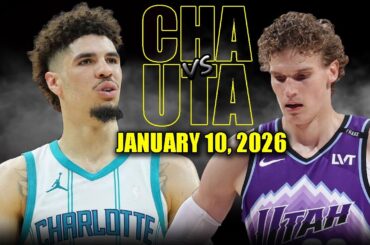 Charlotte Hornets vs Utah Jazz Full Game Highlights – January 10, 2026 | NBA Season
