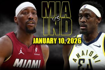 Miami Heat vs Indiana Pacers Full Game Highlights – January 10, 2026 | NBA Season