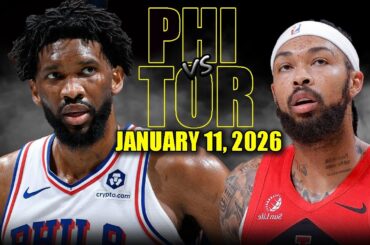 Philadelphia 76ers vs Toronto Raptors Full Game Highlights – January 11, 2026 | NBA Season