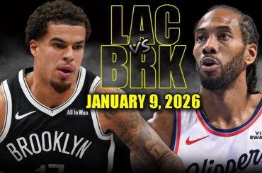 Los Angeles Clippers vs Brooklyn Nets Full Game Highlights – January 9, 2026 | NBA Season