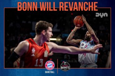 Highlights: FC Bayern München Basketball - Telekom Baskets Bonn | easyCredit BBL | Dyn Basketball