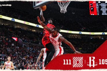 Portland Trail Blazers vs Houston Rockets Highlights | January 9th, 2026