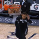 Victor Wembanyama is INSANE karate kicks balls stuck in the net 😂