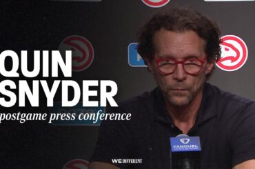 Hawks vs. Warriors Postgame Press Conference: Quin Snyder