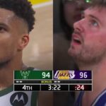 Final 3:33 WILD ENDING Lakers vs Bucks | January 9, 2026