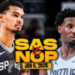 San Antonio Spurs vs Memphis Grizzlies Full Game Highlights | Jan 6, 2026 | FreeDawkins