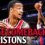 19 Point Comeback Win Over Pistons 😤