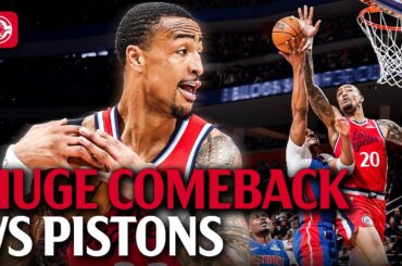 19 Point Comeback Win Over Pistons 😤