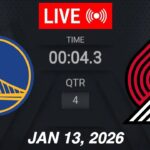 NBA LIVE! Golden State Warriors vs Portland Trail Blazers | January 13, 2026 | 2026 NBA Season Live