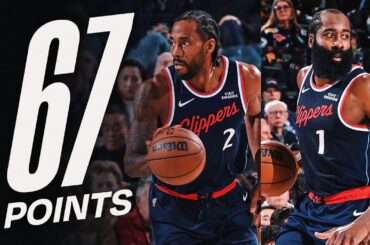 Kawhi & Harden Combine For 67 PTS Against The Hornets | January 12, 2026