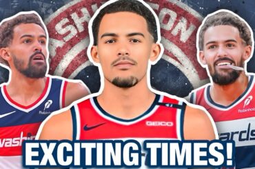 Trae Young's First Day As A Washington Wizard... FUTURE IS BRIGHT!