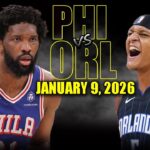 Philadelphia 76ers vs Orlando Magic Full Game Highlights – January 9, 2026 | NBA Season