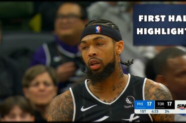 Toronto Raptors vs Philadelphia 76ers - First Half Team Highlights | Jan 12, 2026