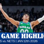 Mavericks Highlights vs. Brooklyn Nets | January 12, 2026