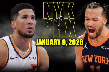 New York Knicks vs Phoenix Suns Full Game Highlights – January 9, 2026 | NBA Season