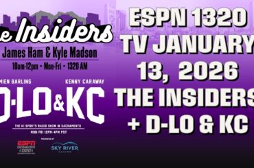 Sacramento Kings Win Again Beating Lakers 124-112 - January 13: The Insiders + D-Lo & KC