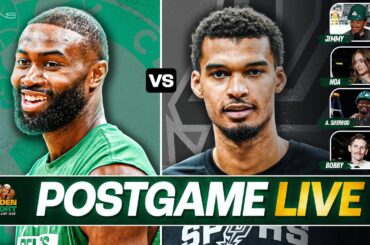 Garden Report: Celtics vs Spurs Postgame Show on CLNS - Wembanyama TAKEOVER at TD