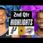 San Antonio Spurs vs Thunder Full Game Highlights 2nd Qtr | Jan 13 | 2026 NBA Highlights