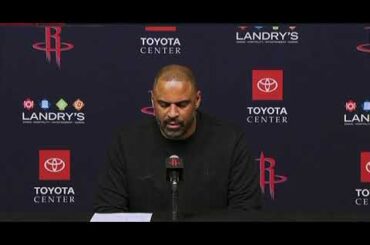 Houston Rockets Postgame: ime Udoka talks Jabari Snith and win over Bulls