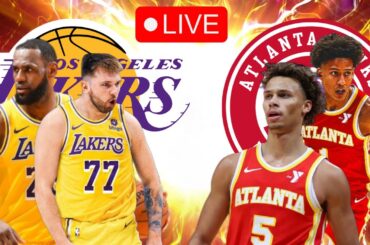 Lakers vs Hawks Live Stream Play By Play & Reaction #nba