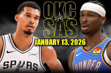 Oklahoma City Thunder vs San Antonio Spurs Full Game Highlights – January 13, 2026 | NBA Season