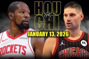 Houston Rockets vs Chicago Bulls Full Game Highlights – January 13, 2026 | NBA Season