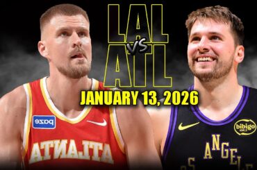 Los Angeles Lakers vs Atlanta Hawks Full Game Highlights – January 13, 2026 | NBA Season