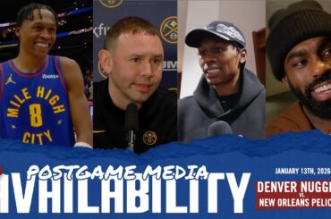 ALL Denver Nuggets Postgame Media vs. NOP 🎙️