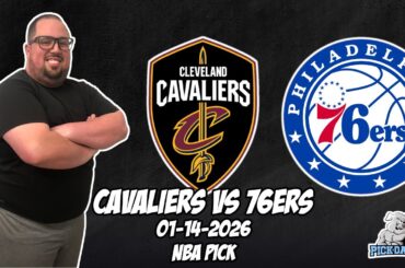 Cleveland Cavaliers vs Philadelphia 76ers 1/14/26 NBA Free Picks & Prediction | NBA Betting Tips