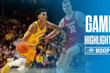 Wisconsin at Minnesota | HIGHLIGHTS | Big Ten Basketball | 01/13/2026