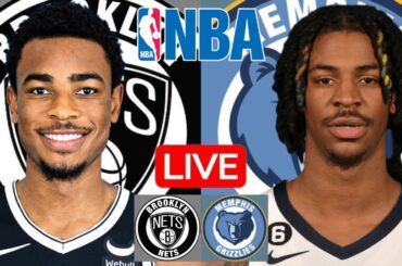 LIVE: BROOKLYN NETS vs MEMPHIS GRIZZLIES | NBA | PLAY BY PLAY | SCOREBOARD