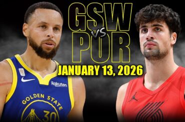Golden State Warriors vs Portland Trail Blazers Full Game Highlights – January 13, 2026 | NBA Season