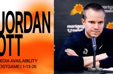 Head Coach Jordan Ott Media Availability | Phoenix Suns | 1-13-26
