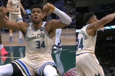 Giannis boos back at Bucks crowd after they booed during blowout vs Timberwolves 😬