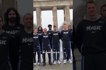 Orlando Magic VISIT Brandenburg Gate in Berlin! 🇩🇪