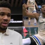 Giannis speaks on booing back at Bucks crowd during blowout vs Timberwolves