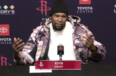 Press Conference by Kevin Durant vs Bulls