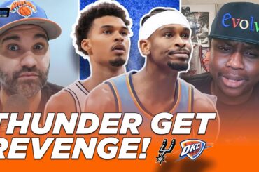 Thunder-Spurs Reaction: SGA and Jalen Williams DOMINATE 2nd half | The Dime With Josh and Kwab