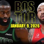 Boston Celtics vs Toronto Raptors Full Game Highlights – January 9, 2026 | NBA Season