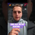 Instant Reaction The Phoenix Suns LOSING To The Miami Heat 🎙️#nba #phoenixsuns #devinbooker