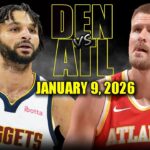 Denver Nuggets vs Atlanta Hawks Full Game Highlights – January 9, 2026 | NBA Season