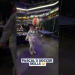 Pascal Siakam & Young Fan Show Off Soccer Skills At Pacers Corporate Partnerships Family Fun Event