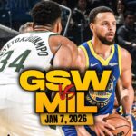 Golden State Warriors vs Milwaukee Bucks Full Game Highlights | Jan 7, 2026 | FreeDawkins