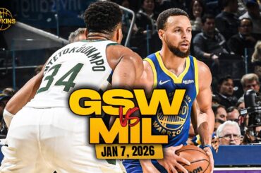 Golden State Warriors vs Milwaukee Bucks Full Game Highlights | Jan 7, 2026 | FreeDawkins