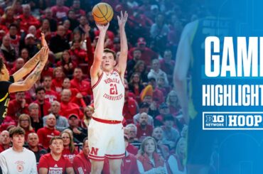 Oregon at Nebraska | HIGHLIGHTS | Big Ten Basketball | 01/13/2025