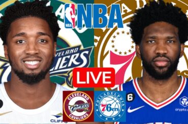 LIVE: CLEVELAND CAVALIERS vs PHILADELPHIA 76ERS | NBA | PLAY BY PLAY | SCOREBOARD
