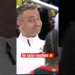 Raptors head coach had all the expressions 😂