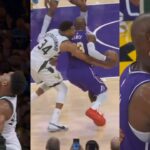 Giannis STOPS LeBron James TWICE in clutch with block and steal to win vs Lakers