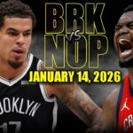 Brooklyn Nets vs New Orleans Pelicans Full Game Highlights -January 14, 2026 | NBA Season
