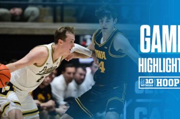 Iowa at Purdue | HIGHLIGHTS | Big Ten Men's Basketball | 01/14/2026